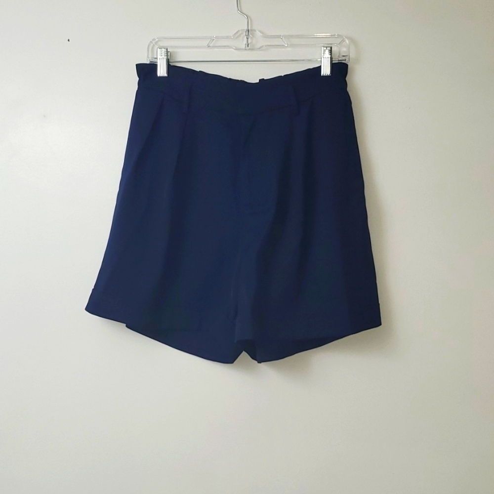 Bloomchic Belted Shorts With Ruffle Trim